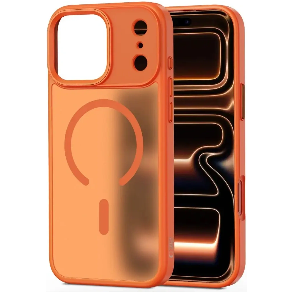 Etui Tech-Protect Magmat MagSafe do Apple iPhone 17 Pro Max Matte Cosmic Orange