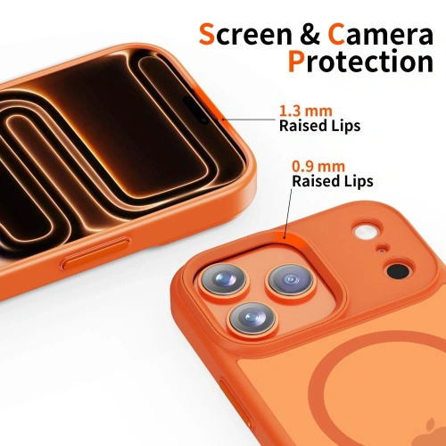 Etui Tech-Protect Magmat MagSafe do Apple iPhone 17 Pro Max Matte Cosmic Orange Etui Tech-Protect Magmat MagSafe do Apple iPhone 17 Pro Max Matte Cosmic Orange