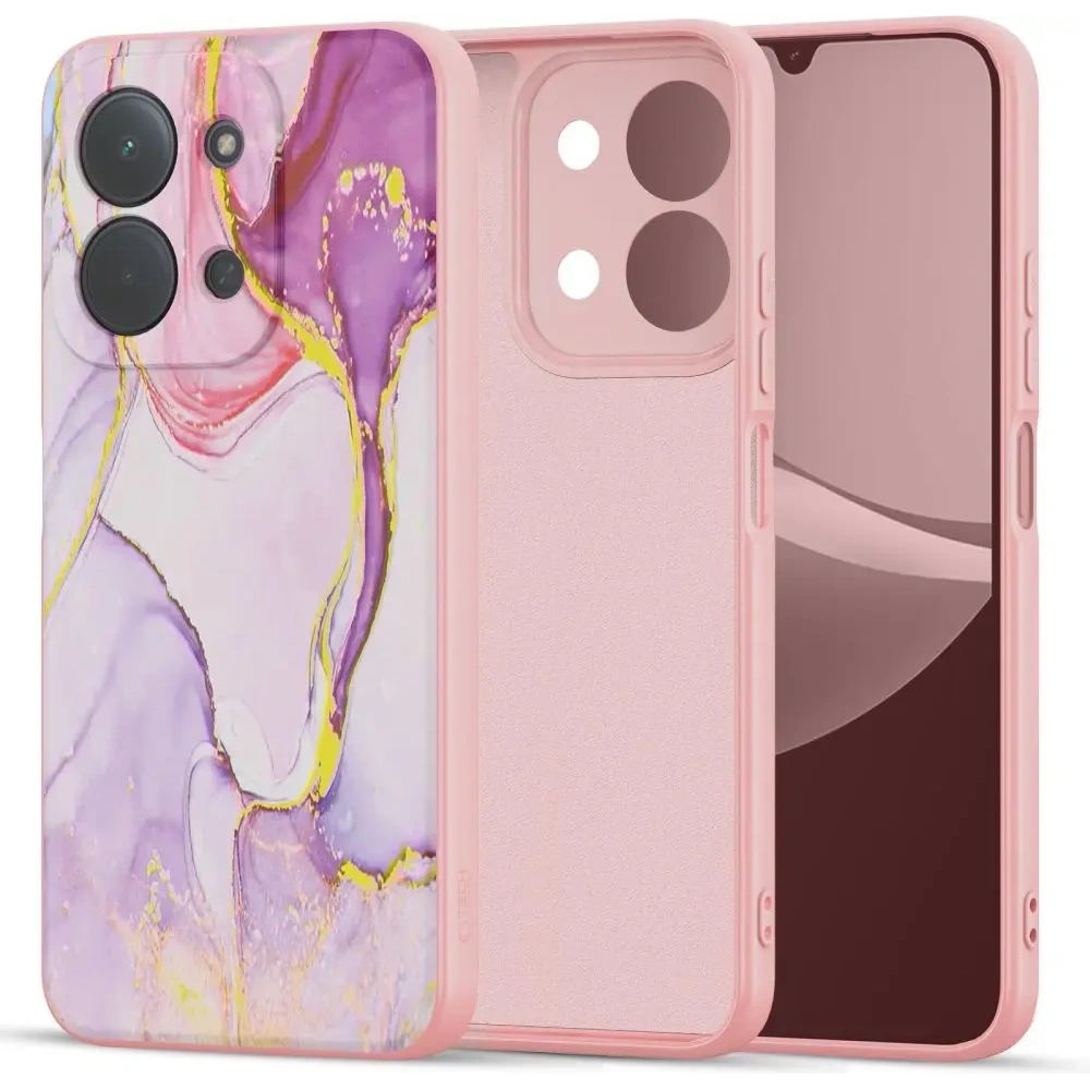 Etui Tech-Protect Icon do Xiaomi Redmi 15C 173mm / POCO C85 173mm Marble