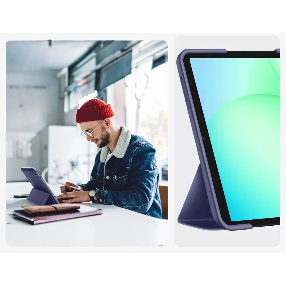 Etui Tech-Protect SmartCase do Samsung Galaxy Tab A9 / A11 8.7 X110 / X115 / X133 / X135 Navy