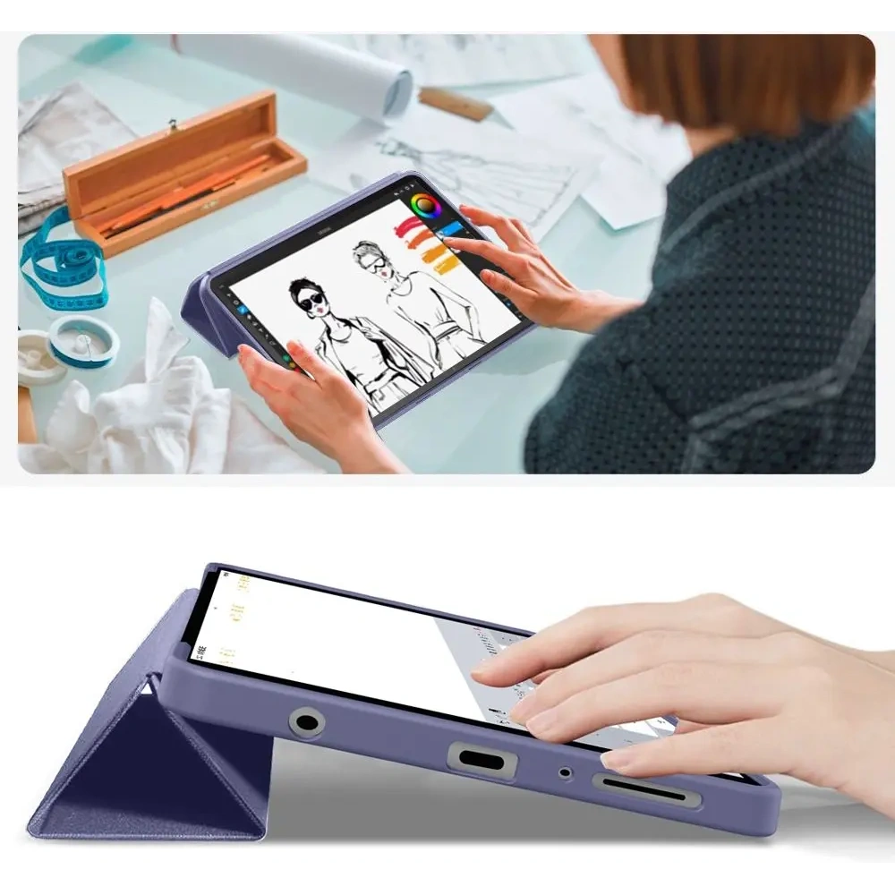 Etui Tech-Protect SmartCase do Samsung Galaxy Tab A9 / A11 8.7 X110 / X115 / X133 / X135 Navy