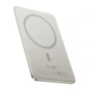Powerbank Baseus PicoGo AM41 Ultra-Slim 5000mAh 20W kompatybilny z MagSafe + kabel Baseus Simple USB-C 60W 30cm tytanowy