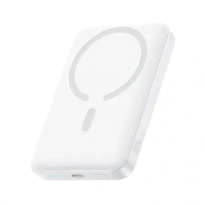 Powerbank Baseus EnerFill FM11 Ultra-Mini 10000mAh 22.5W kompatybilny z MagSafe + kabel Baseus Simple USB-C 20V 3A 30cm biały