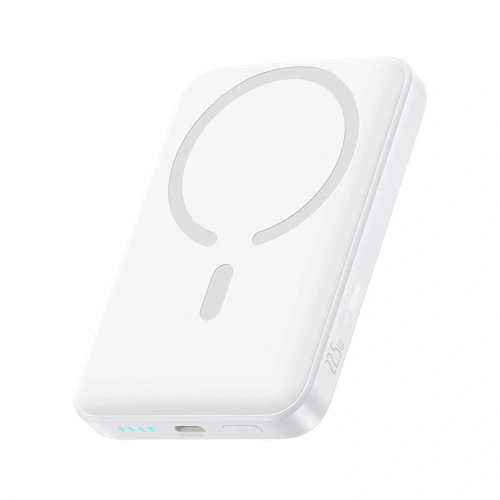 Powerbank Baseus EnerFill FM11 Ultra-Mini 10000mAh 22.5W kompatybilny z MagSafe + kabel Baseus Simple USB-C 20V 3A 30cm biały Powerbank Baseus EnerFill FM11 Ultra-Mini 10000mAh 22.5W kompatybilny z MagSafe + kabel Baseus Simple USB-C 20V 3A 30cm biały