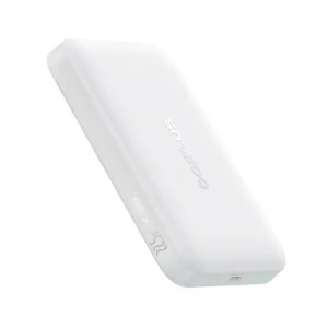 Powerbank Baseus EnerFill FM11 Ultra-Mini 10000mAh 22.5W kompatybilny z MagSafe + kabel Baseus Simple USB-C 20V 3A 30cm biały