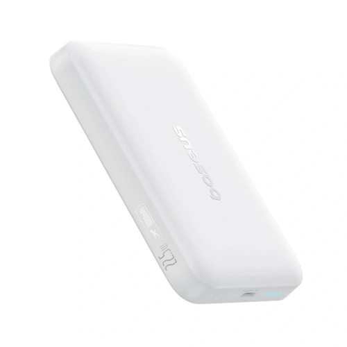 Powerbank Baseus EnerFill FM11 Ultra-Mini 10000mAh 22.5W kompatybilny z MagSafe + kabel Baseus Simple USB-C 20V 3A 30cm biały Powerbank Baseus EnerFill FM11 Ultra-Mini 10000mAh 22.5W kompatybilny z MagSafe + kabel Baseus Simple USB-C 20V 3A 30cm biały