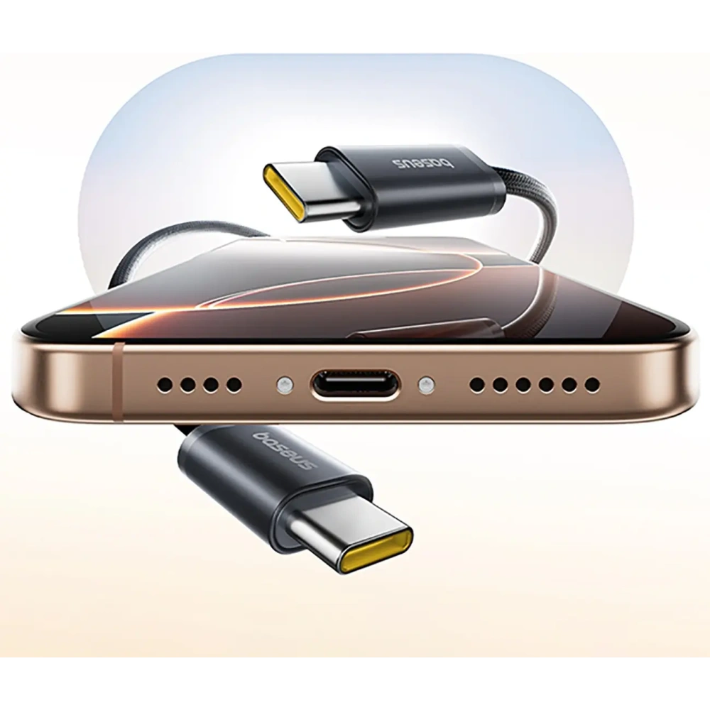 Kabel Baseus Dynamic 4 Pro Fast USB-C do USB-C 100W 1m czarny