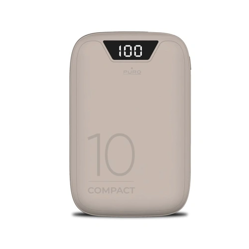 Kup PURO Compact 10000mAh powerbank, USB-A, USB-C, 15 W LED (Galambszürke) - PUR207GRY - {ean13} - Sklep Home Screen