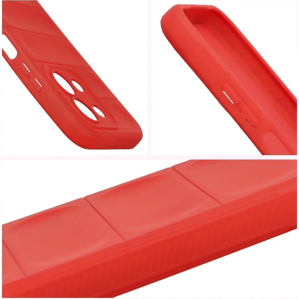 Pancerne etui Bizon Case Tur do Xiaomi Redmi 15C 4G / 5G / POCO C85 4G czerwone