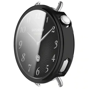 Etui z osłoną ekranu Bizon Case Watch Felipe do Xiaomi Watch S4 41mm czarne Etui z osłoną ekranu Bizon Case Watch Felipe do Xiaomi Watch S4 41mm czarne