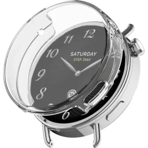 Etui z osłoną ekranu Bizon Case Watch Felipe do Xiaomi Watch S4 41mm przezroczyste Etui z osłoną ekranu Bizon Case Watch Felipe do Xiaomi Watch S4 41mm przezroczyste