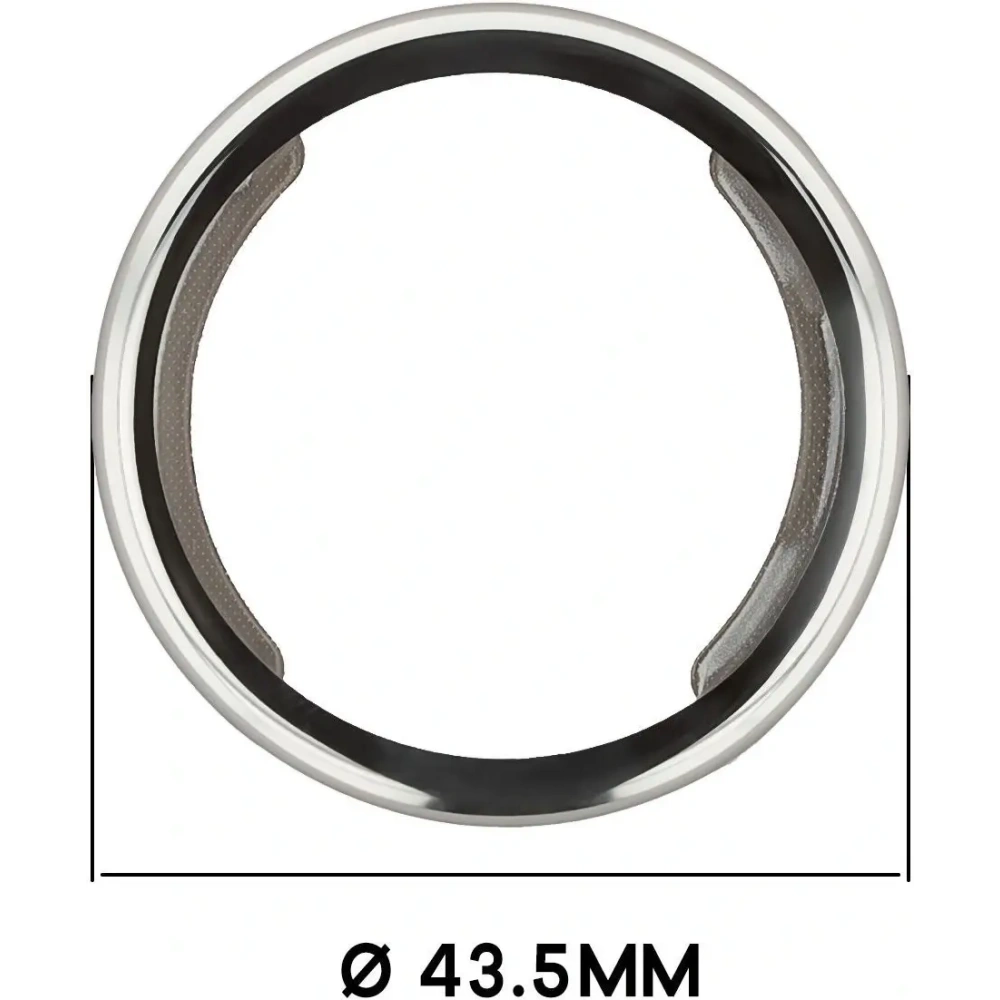 Etui z osłoną ekranu Bizon Case Watch Felipe do Xiaomi Watch S4 41mm srebrne