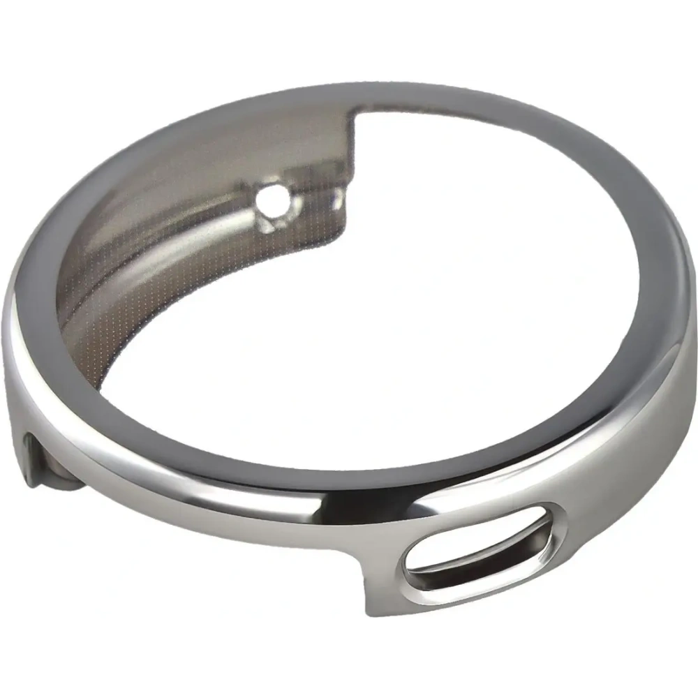 Etui z osłoną ekranu Bizon Case Watch Felipe do Xiaomi Watch S4 41mm srebrne