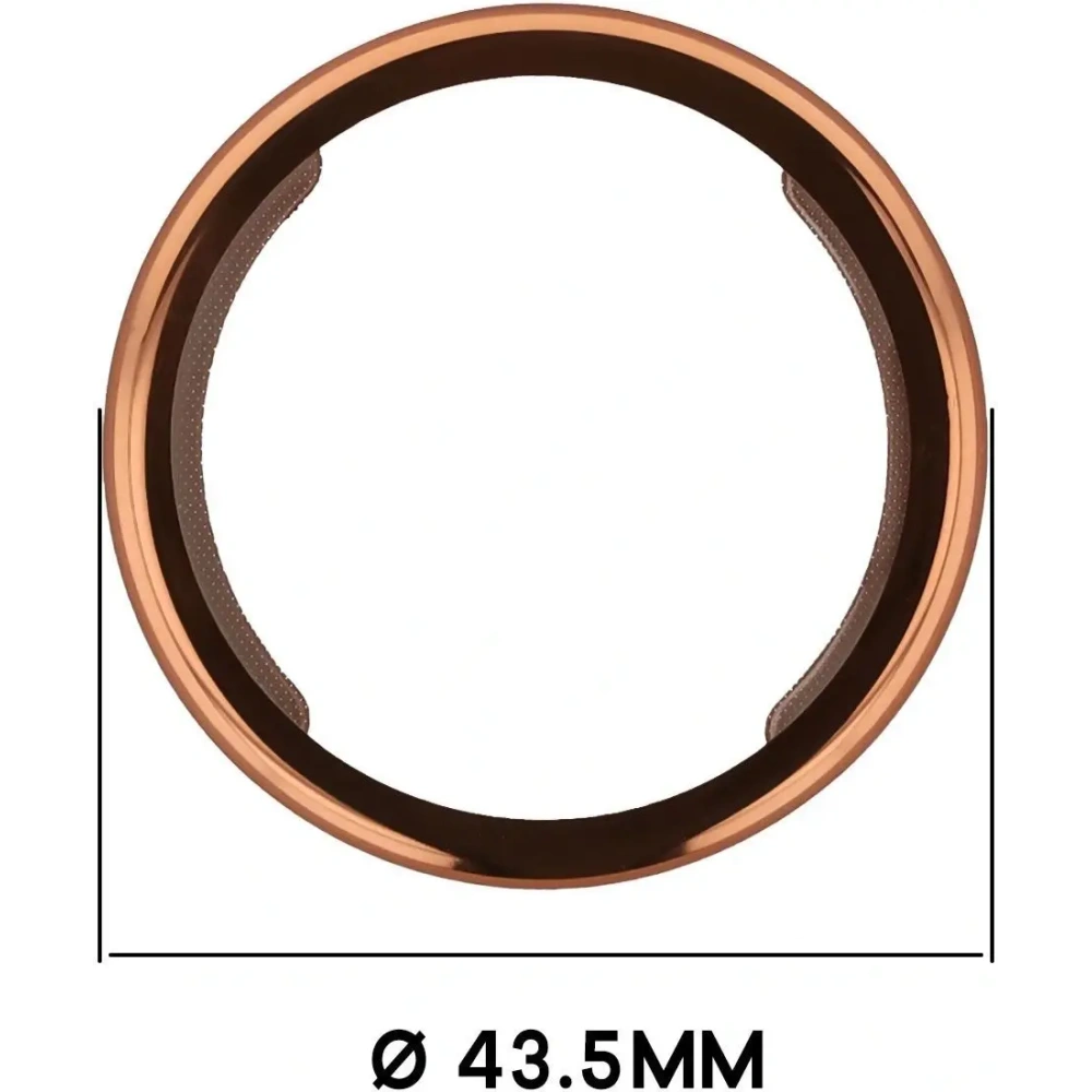 Etui z osłoną ekranu Bizon Case Watch Felipe do Xiaomi Watch S4 41mm różowozłote