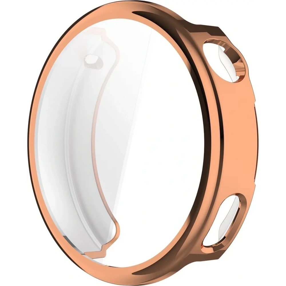 Etui z osłoną ekranu Bizon Case Watch Felipe do Xiaomi Watch S4 41mm różowozłote