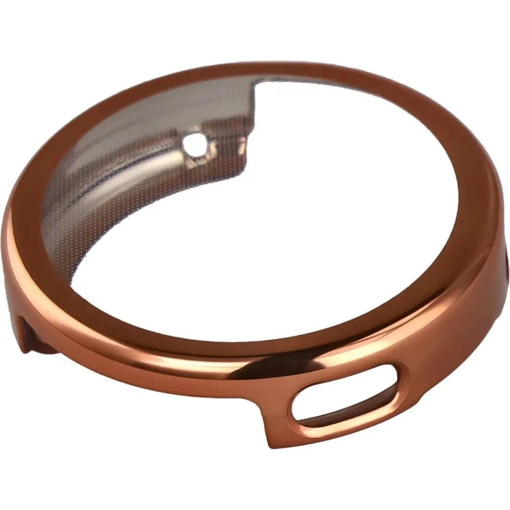 Etui z osłoną ekranu Bizon Case Watch Felipe do Xiaomi Watch S4 41mm różowozłote