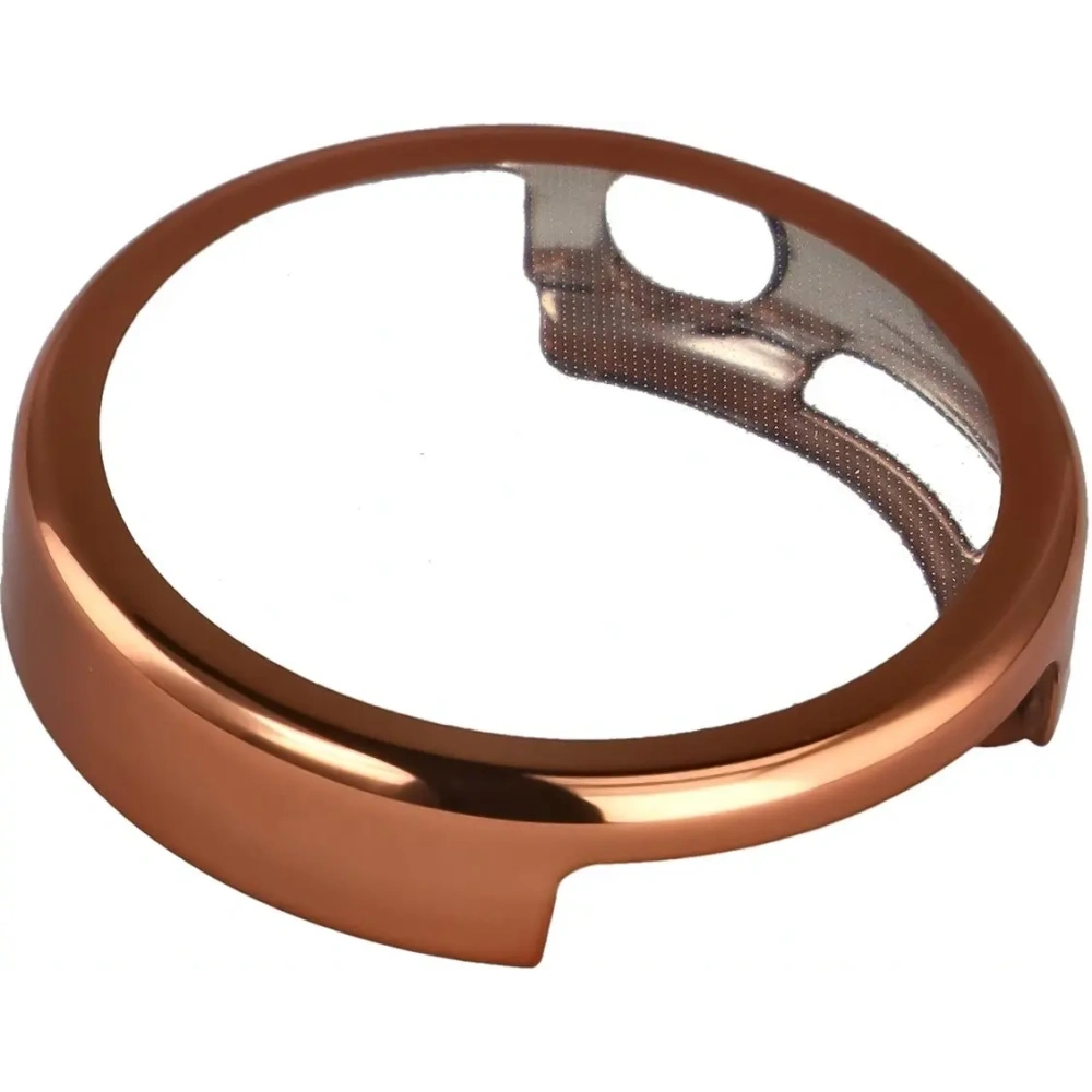 Etui z osłoną ekranu Bizon Case Watch Felipe do Xiaomi Watch S4 41mm różowozłote