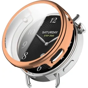 Etui z osłoną ekranu Bizon Case Watch Felipe do Xiaomi Watch S4 41mm różowozłote Etui z osłoną ekranu Bizon Case Watch Felipe do Xiaomi Watch S4 41mm różowozłote