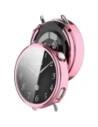Etui z osłoną ekranu Bizon Case Watch Felipe do Xiaomi Watch S4 41mm różowe
