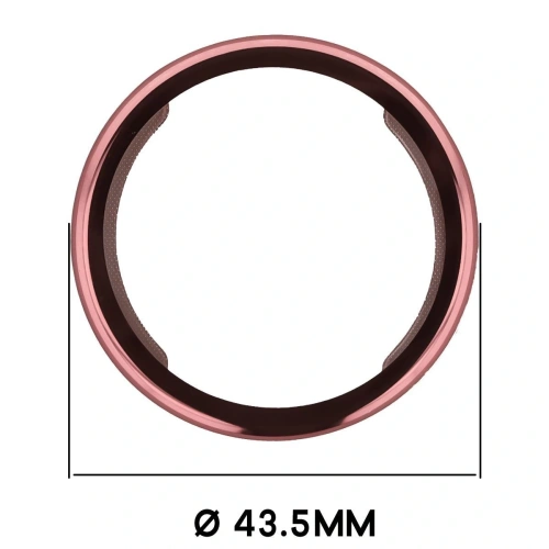 Etui z osłoną ekranu Bizon Case Watch Felipe do Xiaomi Watch S4 41mm różowe