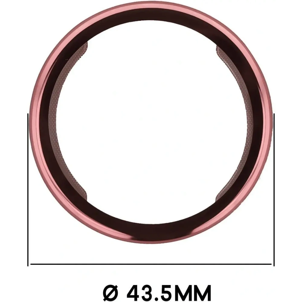 Etui z osłoną ekranu Bizon Case Watch Felipe do Xiaomi Watch S4 41mm różowe