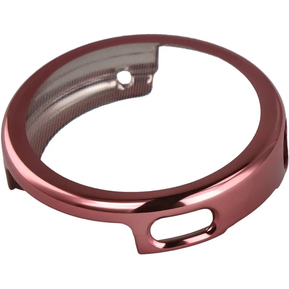 Etui z osłoną ekranu Bizon Case Watch Felipe do Xiaomi Watch S4 41mm różowe