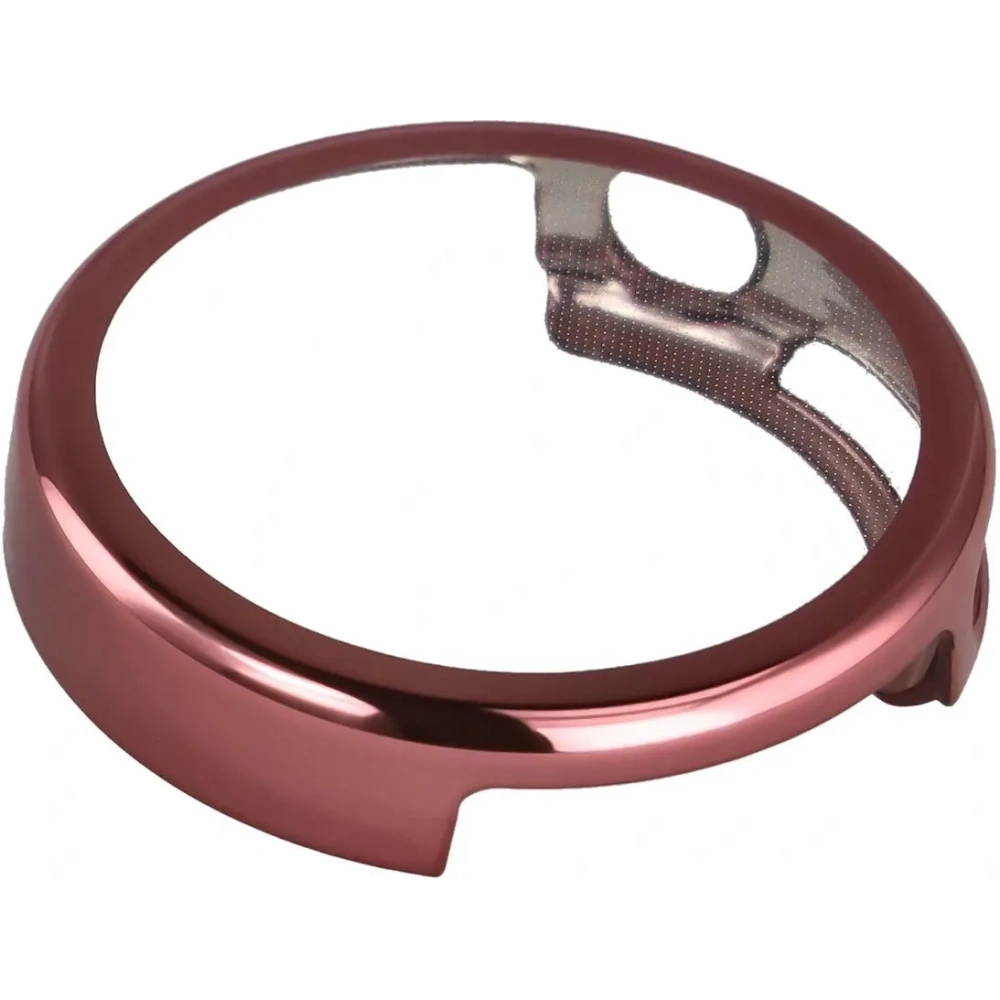 Etui z osłoną ekranu Bizon Case Watch Felipe do Xiaomi Watch S4 41mm różowe