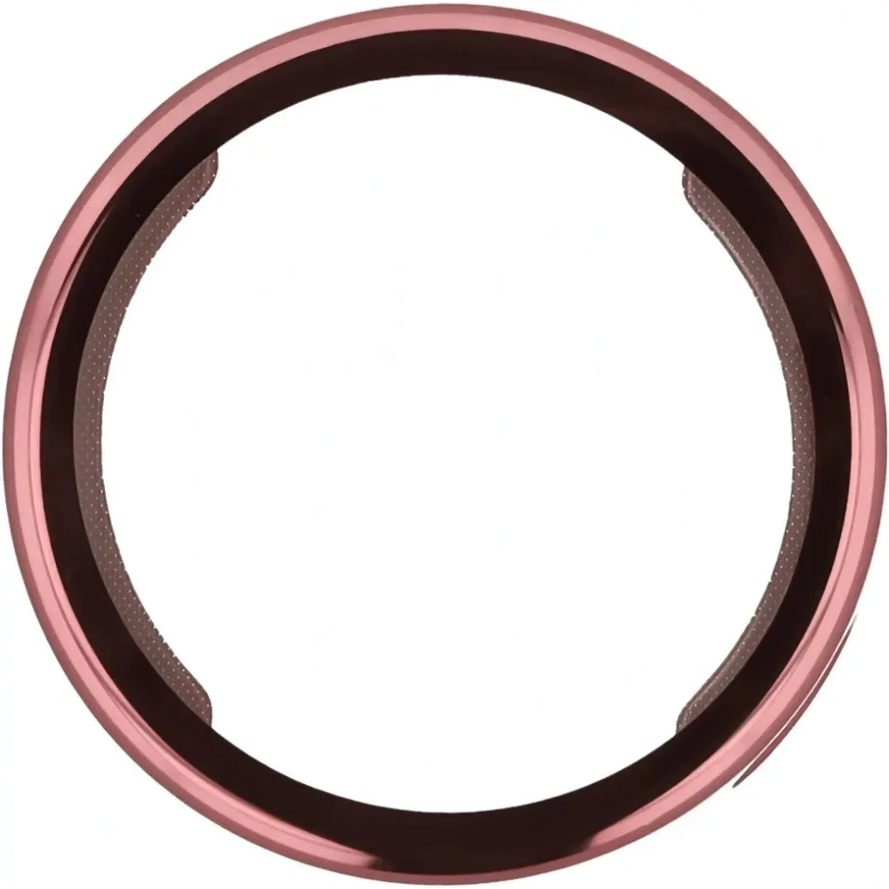 Etui z osłoną ekranu Bizon Case Watch Felipe do Xiaomi Watch S4 41mm różowe