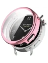 Etui z osłoną ekranu Bizon Case Watch Felipe do Xiaomi Watch S4 41mm różowe