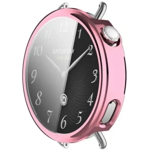 Etui z osłoną ekranu Bizon Case Watch Felipe do Xiaomi Watch S4 41mm różowe Etui z osłoną ekranu Bizon Case Watch Felipe do Xiaomi Watch S4 41mm różowe