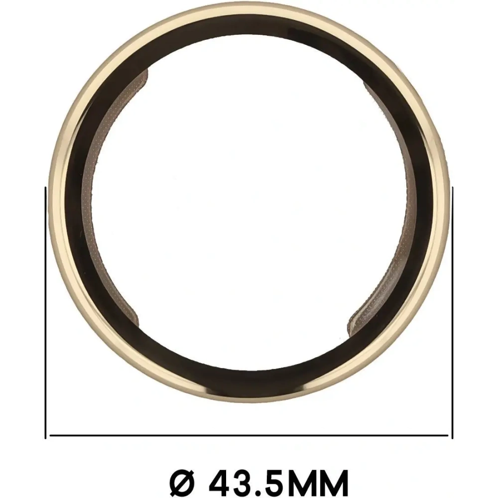 Etui z osłoną ekranu Bizon Case Watch Felipe do Xiaomi Watch S4 41mm złote