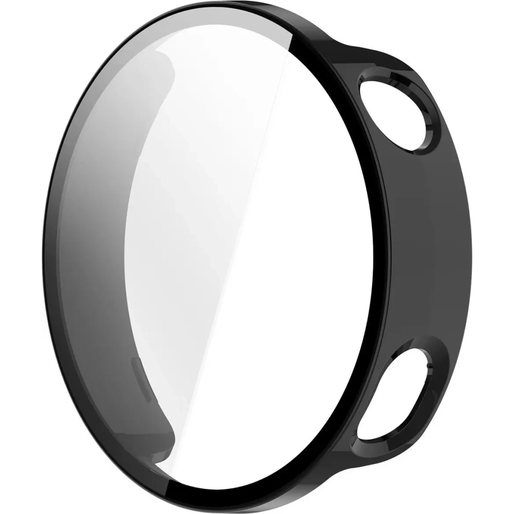 Etui ze szkłem do zegarka Bizon Case+Glass Watch do Xiaomi Watch S4 41mm czarne