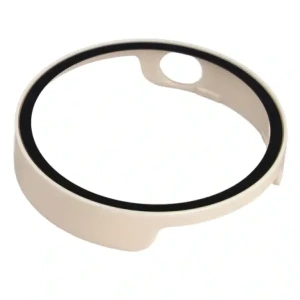 Etui ze szkłem do zegarka Bizon Case+Glass Watch do Xiaomi Watch S4 41mm beżowe Etui ze szkłem do zegarka Bizon Case+Glass Watch do Xiaomi Watch S4 41mm beżowe