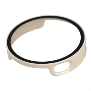 Etui ze szkłem do zegarka Bizon Case+Glass Watch do Xiaomi Watch S4 41mm beżowe Etui ze szkłem do zegarka Bizon Case+Glass Watch do Xiaomi Watch S4 41mm beżowe