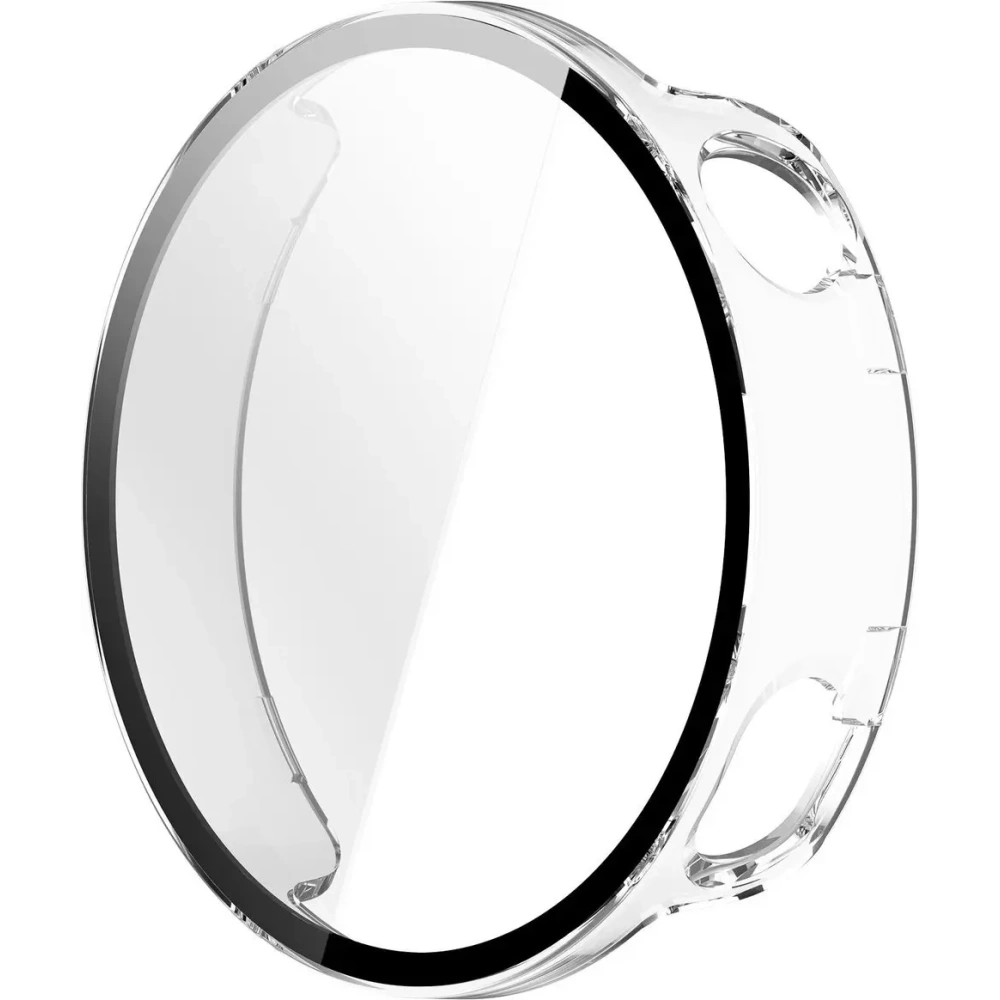 Etui ze szkłem do zegarka Bizon Case+Glass Watch do Xiaomi Watch S4 41mm przeźroczyste