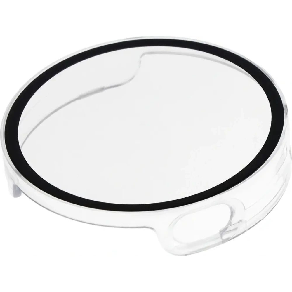 Etui ze szkłem do zegarka Bizon Case+Glass Watch do Xiaomi Watch S4 41mm przeźroczyste