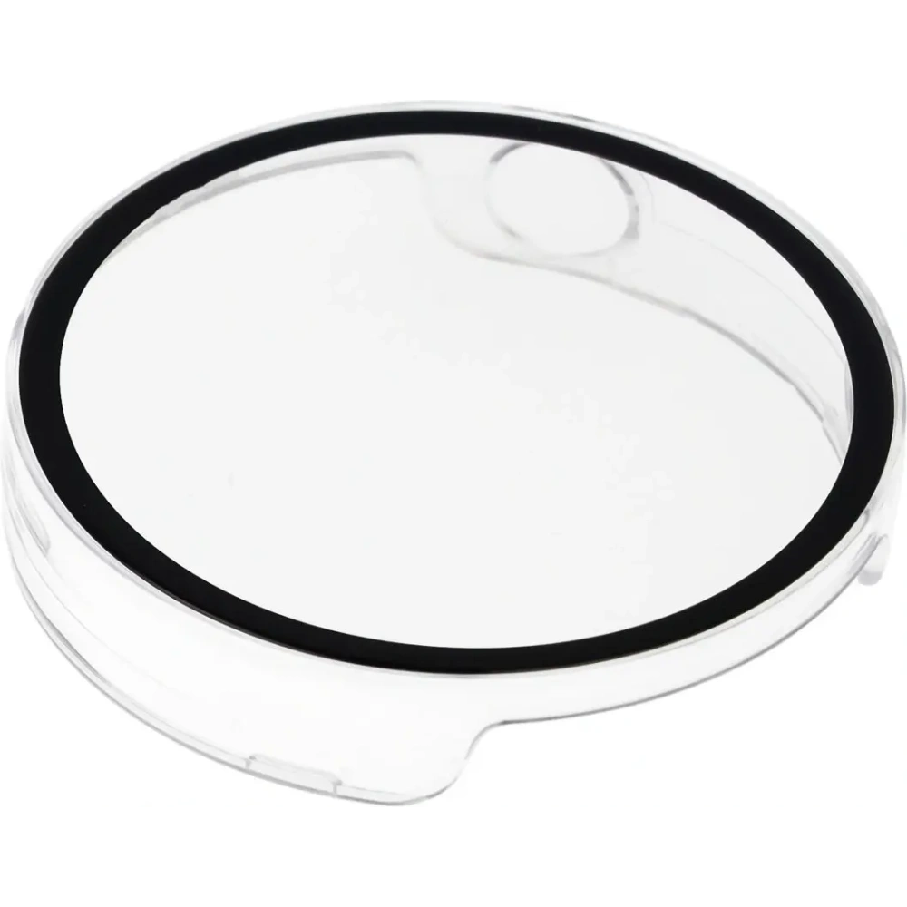 Etui ze szkłem do zegarka Bizon Case+Glass Watch do Xiaomi Watch S4 41mm przeźroczyste