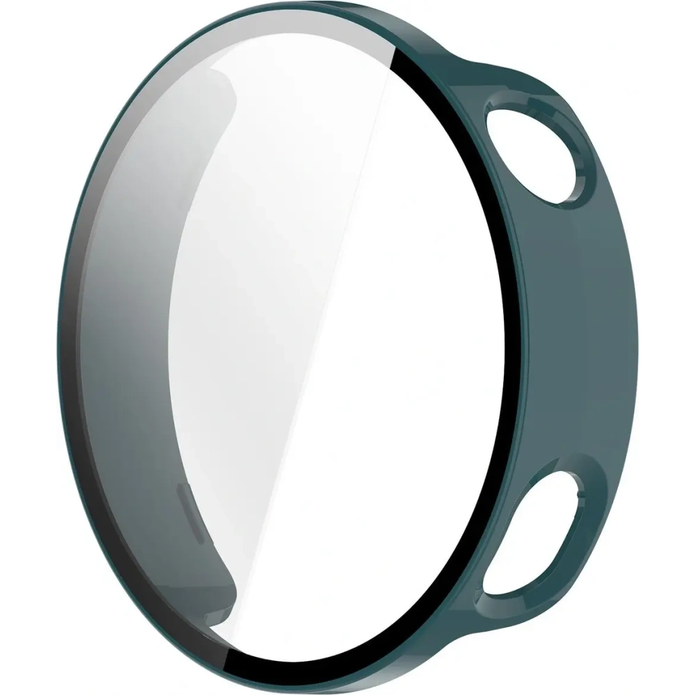 Etui ze szkłem do zegarka Bizon Case+Glass Watch do Xiaomi Watch S4 41mm zielone