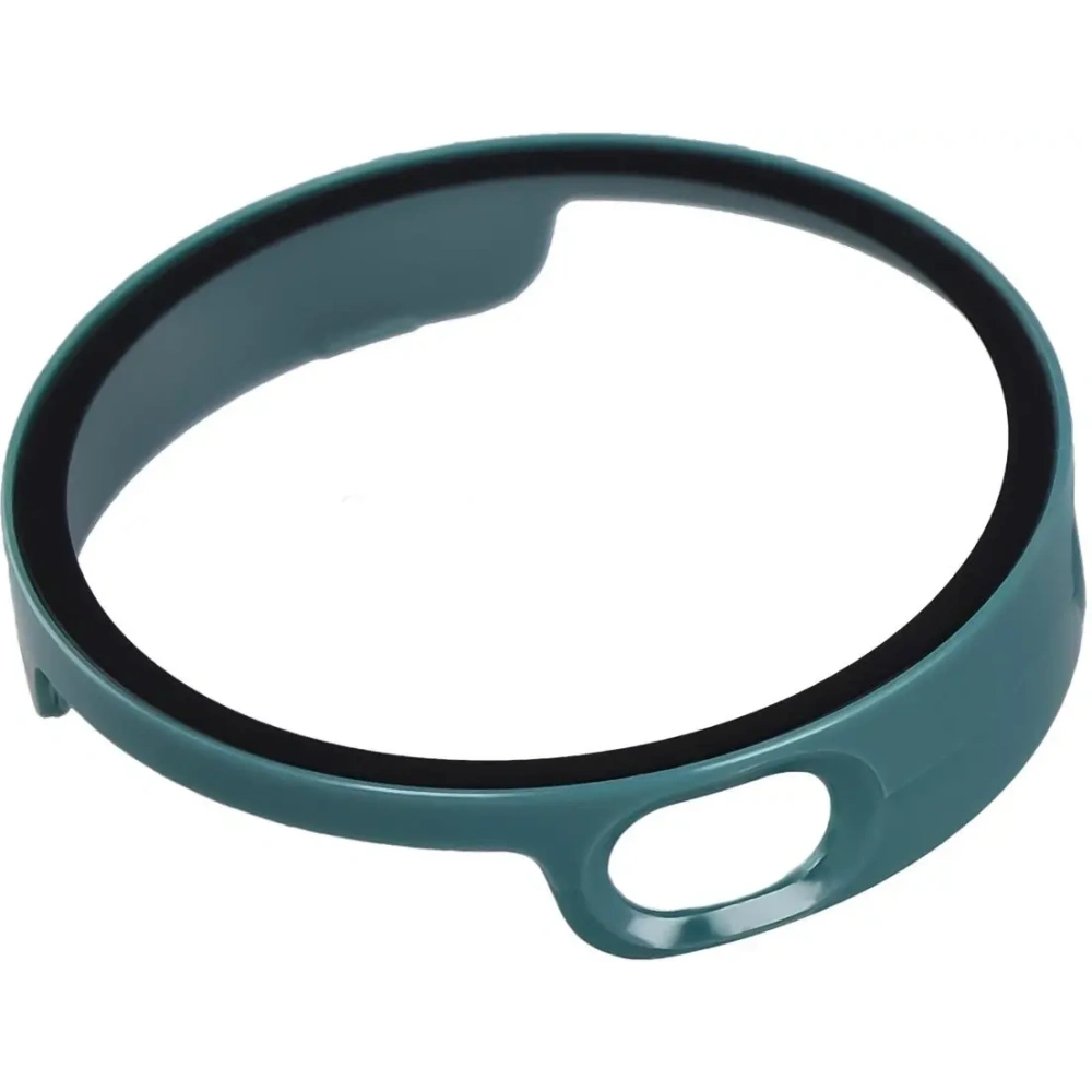 Etui ze szkłem do zegarka Bizon Case+Glass Watch do Xiaomi Watch S4 41mm zielone