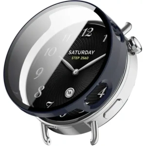 Etui ze szkłem do zegarka Bizon Case+Glass Watch do Xiaomi Watch S4 41mm niebiekie Etui ze szkłem do zegarka Bizon Case+Glass Watch do Xiaomi Watch S4 41mm niebiekie