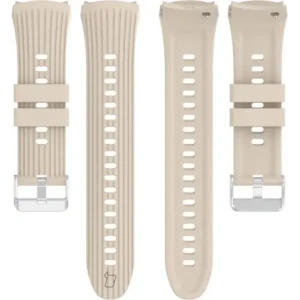 Silikonowy pasek Bizon Strap Watch Silicone T do Huawei Watch 5 42mm beżowy Silikonowy pasek Bizon Strap Watch Silicone T do Huawei Watch 5 42mm beżowy