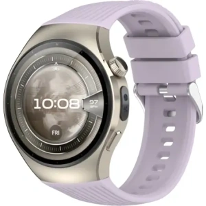 Silikonowy pasek Bizon Strap Watch Silicone T do Huawei Watch 5 42mm fioletowy Silikonowy pasek Bizon Strap Watch Silicone T do Huawei Watch 5 42mm fioletowy