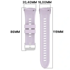 Silikonowy pasek Bizon Strap Watch Silicone T do Huawei Watch 5 42mm fioletowy Silikonowy pasek Bizon Strap Watch Silicone T do Huawei Watch 5 42mm fioletowy