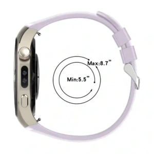 Silikonowy pasek Bizon Strap Watch Silicone T do Huawei Watch 5 42mm fioletowy Silikonowy pasek Bizon Strap Watch Silicone T do Huawei Watch 5 42mm fioletowy