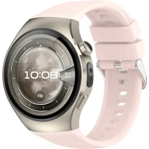 Silikonowy pasek Bizon Strap Watch Silicone T do Huawei Watch 5 42mm różowy Silikonowy pasek Bizon Strap Watch Silicone T do Huawei Watch 5 42mm różowy