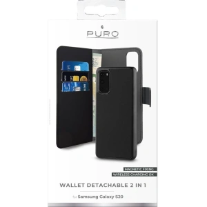 Kup Etui PURO Wallet Detachable 2w1 Samsung Galaxy S20 (fekete) - PUR212BLK - {ean13} - Sklep Home Screen