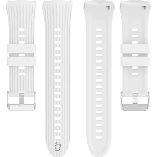 Silikonowy pasek Bizon Strap Watch Silicone T do Huawei Watch 5 42mm biały