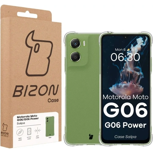 Elastyczne etui Bizon Case Salpa do Motorola Moto G06 4G / G06 Power 4G przezroczyste Elastyczne etui Bizon Case Salpa do Motorola Moto G06 4G / G06 Power 4G przezroczyste
