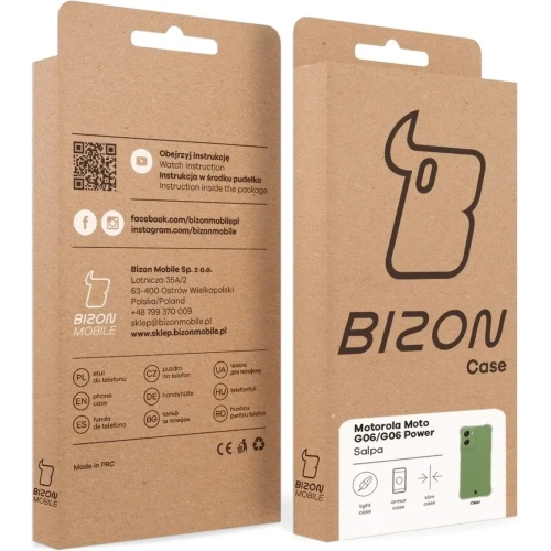 Elastyczne etui Bizon Case Salpa do Motorola Moto G06 4G / G06 Power 4G przezroczyste Elastyczne etui Bizon Case Salpa do Motorola Moto G06 4G / G06 Power 4G przezroczyste
