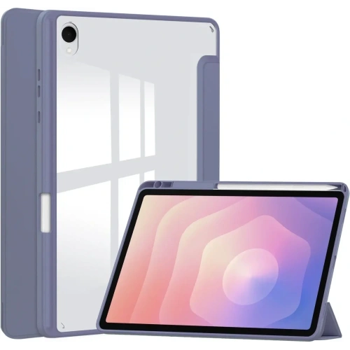 Etui z klapką Bizon Case Tab Clear Matt do Samsung Galaxy Tab S11 lawendowe Etui z klapką Bizon Case Tab Clear Matt do Samsung Galaxy Tab S11 lawendowe